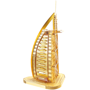 ชุด <span class=keywords><strong>Piececool</strong></span> HP001-G BURJ Al ARAB DIY โลหะจิ๊กซอว์อาคารสำหรับวัยรุ่นและผู้ใหญ่ - Product Image 2