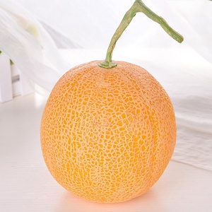 Fruits artificiels réalistes en mousse légère et écologique, melon Hami, cantaloup, jouets de décoration pour la maison, 14x19cm - Product Image 1
