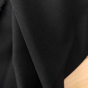 올 시즌 블랙 플레인 비즈니스 세트 300 g/m 43 울 53 폴리 에스테르 4 탄성 힘 최진 울 원단 - Product Image 4