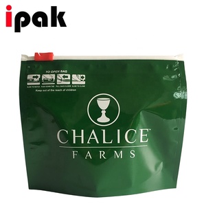 Stampa personalizzata riutilizzabile in plastica chiusura richiudibile chiusura lampo dispensario uscita Mylar sacchetti di protezione per bambini a prova di odore Mylar borsa 12x9'' - Product Image 2