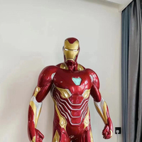 Estatua de Resina de Alta Calidad con Diseño Popular para Decoración de Exteriores, Estatuas de Marvel de Tamaño Real