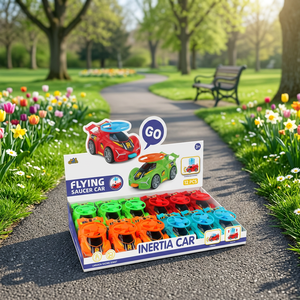 Voiture télécommandée électrique en plastique en forme de soucoupe volante pour enfants débutants - Jouet de course extérieur avec 4 couleurs - Product Image 3