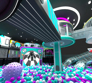 Attrezzatura Commerciale per Parco Giochi Morbido al Coperto di 2500 mq, con Scala in Plastica, Piscina di Palline <span class=keywords><strong>e</strong></span> Scivolo a Tubo per Bambini - Product Image 3
