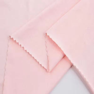 Tela de malla de seda de leche 75D al por mayor, 180 g, 95% poliéster, 5% elastano, elástica en cuatro direcciones, de secado rápido, forro compuesto liso para ropa deportiva - Product Image 2