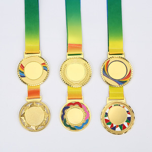 Çin tedarikçisi toptan özel madalya ekran beyzbol futbol Golf madalya altın maraton Metal spor ödülü madalya ile şerit - Product Image 3