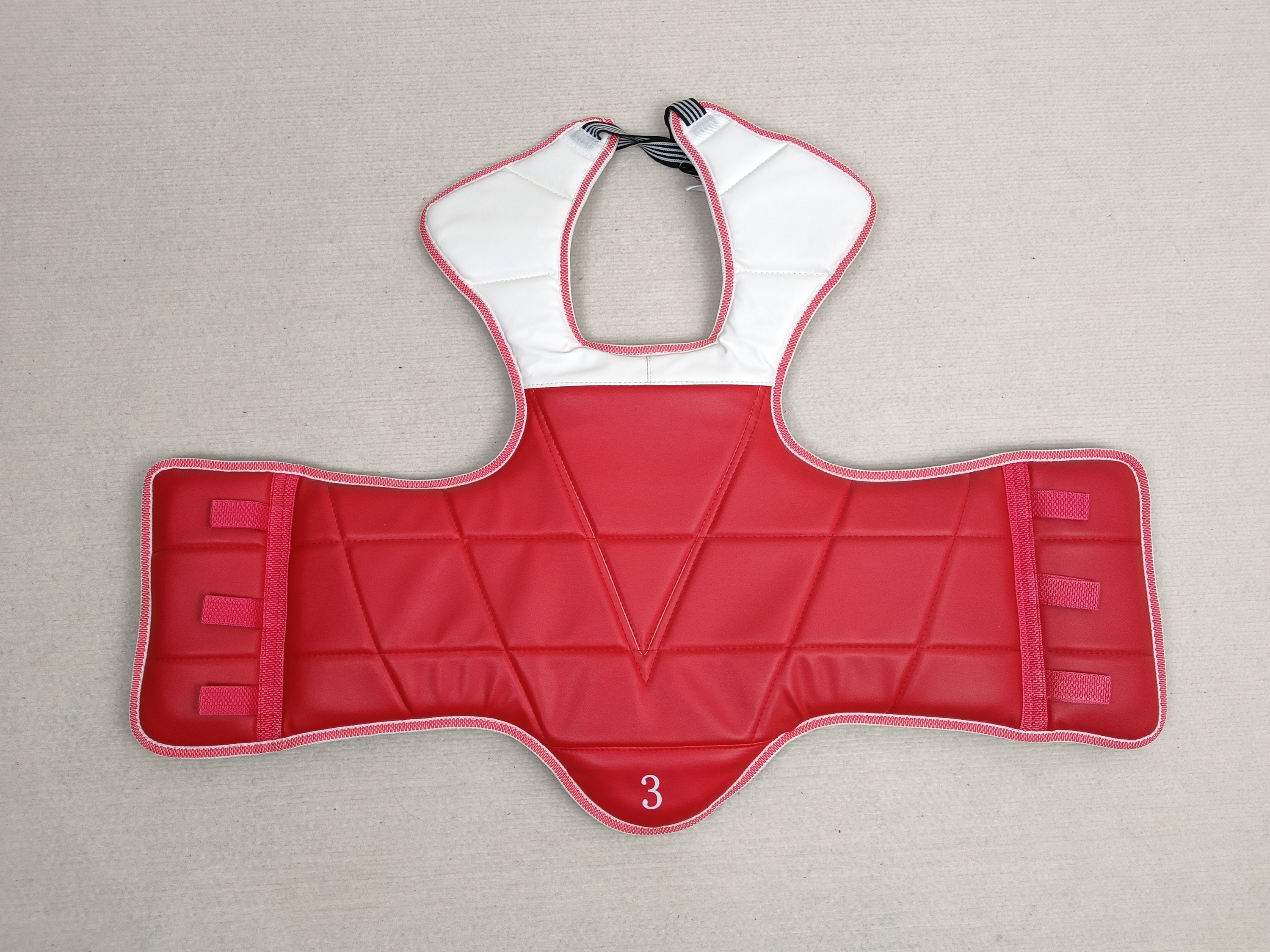 Power Punch Factory Wholesale Martial Arts Protective Vest Chest Guard for Taekwondo