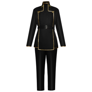 Costume complet Code <span class=keywords><strong>Geass</strong></span> Lelouch Vi Britannia, uniforme scolaire japonais noir pour homme, Code <span class=keywords><strong>Geass</strong></span> Cosplay Lelouch Lamperouge - Product Image 4