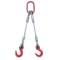 Sangle de levage en acier galvanisé pour conteneurs offshore avec manilles et crochet de suspension Garantie 1 an Marque Jeri