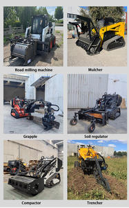 Anbaugeräte für Kompaktlader: Erdbohrer, Bagger, Bodenfräse, Kehrmaschine, Greiferschaufel, Gabel, Grabenfräse, Astzerkleinerer - Product Image 6