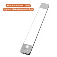 Lumière LED moderne d'intérieur avec détecteur de mouvement, rechargeable, sans fil, magnétique, à intensité variable, haute luminosité, pour armoire, cuisine, chambre, escalier