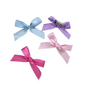 <span class=keywords><strong>Guanchen</strong></span> CN 30 Piezas de Lazos Pequeños para el Cabello Estilo Dulce, Pinzas para el Cabello Coreanas de Color Sólido, Mini Lazos de Tela de Satén para Coleta de 3 cm - Product Image 4