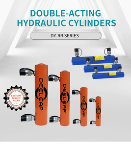 Tùy chỉnh 10t thủy lực trở lại tác động kép jacking nhà máy thực sự DY-RR-1012 hai chiều xi lanh thủy lực Jack 70MPa áp lực - Product Image 5