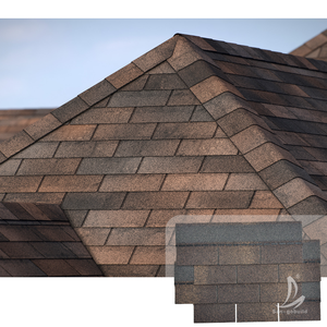 Panneaux de <span class=keywords><strong>toiture</strong></span> composites les plus vendus, bardeaux d'asphalte décoratifs monocouche ignifuges - Product Image 6