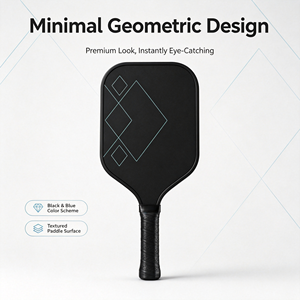 Pala de Pickleball con Forma Estándar, Sin Bordes, 40 Orificios, Agarre Antideslizante, Núcleo de Madera de Álamo Ligero de 16 mm, Plegable, Portátil, para Niños - Product Image 3
