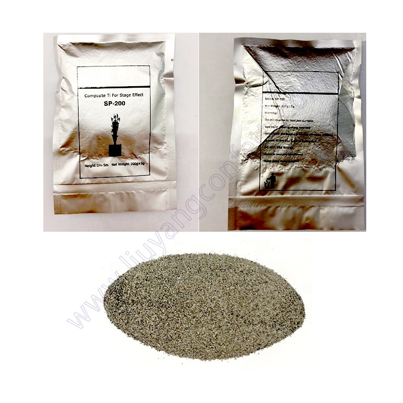 Сертификация Msds, специальный эффект, пирофонтан для помещений, станок для фейерверка холодной свечи, свадьба, сверкающий титановый порошок