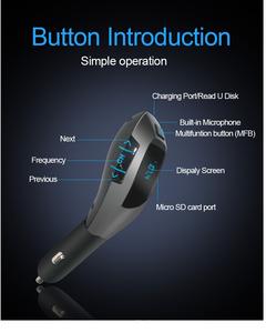 <span class=keywords><strong>Kit</strong></span> de Manos Libres para Auto X5 con Transmisor FM Inalámbrico, Reproductor MP3, Cargador USB Dual y Amplificador Estéreo - Product Image 3