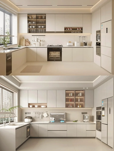 Meubles de cuisine sur mesure, design contemporain avec rangements gain de place pour projets résidentiels - Product Image 5
