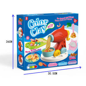 Dolphin Squeeze Toy Play Dough Set Jouet en argile pour enfants avec 4 couleurs Moules à nouilles 3d Outils de cuisine Kit d'apprentissage sensoriel créatif - Product Image 6