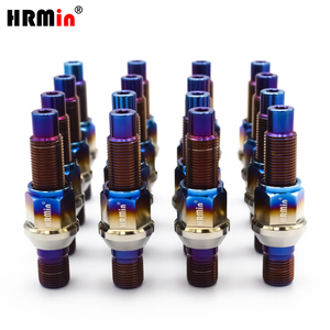 HRMin Gr5 Titanium M14 * 1.25*78mm <span class=keywords><strong>Goujon</strong></span> de <span class=keywords><strong>roue</strong></span> et 27mm Écrous de <span class=keywords><strong>roue</strong></span> et accessoires <span class=keywords><strong>pour</strong></span> voiture de course BMW - Product Image 6