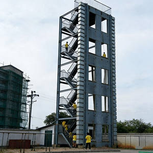 หอฝึกอบรมดับเพลิงเหล็กชุบสังกะสีแบบจุ่มร้อนสำหรับสถานีดับเพลิงและการฝึกอบรมกู้ภัย - Product Image 3