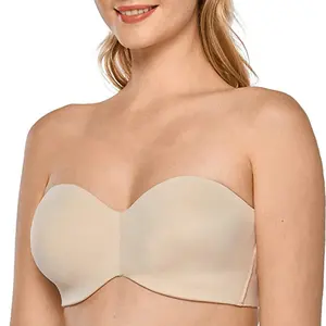 Traceless Bralette for Women Tube Top Under Wired strapless non slip Plus Size Bra strapless bra for big boobs