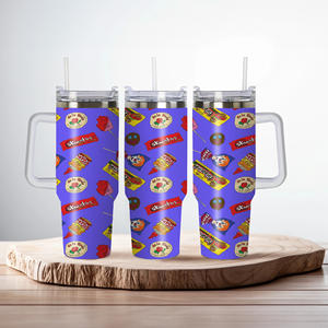 Botella de Agua de Acero Inoxidable de 40 oz de Doble Pared con Asa, para Viajes, con Diseño Personalizado de <span class=keywords><strong>Dulces</strong></span> Mexicanos de Buena Calidad - Product Image 4