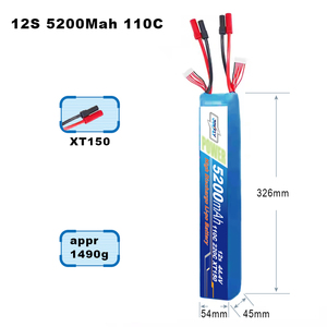 Factory Direct 12s 44.4V Customized OEM ODM Drone Battery 5200/6300/7000/10000mAh Lithium Ion UAV 15 High Quality Lithium <b>Polyme</b> - Product Image 3