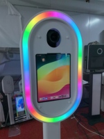 Photomaton Lumabooth pour iPad Air 12,9 pouces et 13 pouces, avec miroir, flash et imprimante, idéal pour événements et mariages