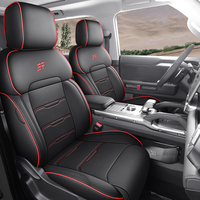 Housses de siège de voiture personnalisées en cuir pour Jetour T2 Traveler Shanhai T2 2023-2026, ensemble complet, sport, avant et arrière, avec coussins