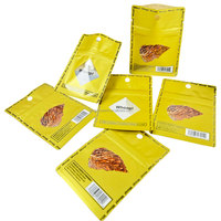Sacs en mylar résistants aux enfants, personnalisés, imprimés, à l'odeur de bonbons, pour herbes, refermables, 3,5 g, pour produits comestibles, biscuits, gommes, vegan