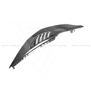 람보 Huracan 2014-2019 대한 3D 디자인 건조 탄소 섬유 프론트 펜더
