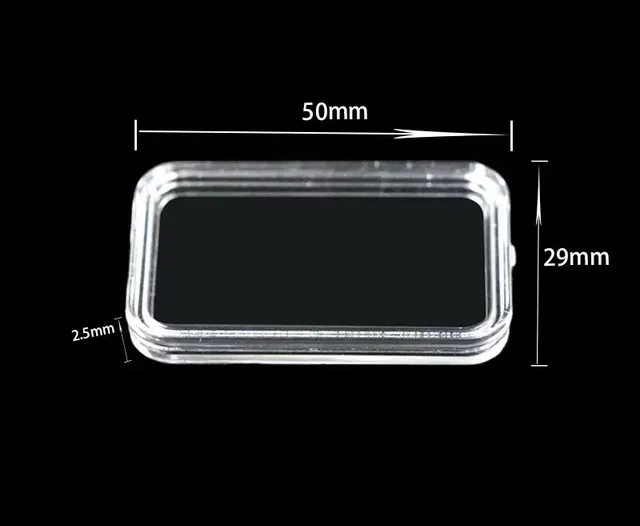 1oz Rectangle Bullion Bar Capsule Perth Mint Silver Bar Holder