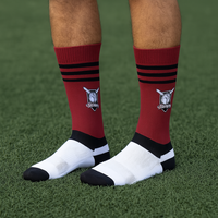 Chaussettes de baseball tricotées unisexes pour jeunes, personnalisées, hauteur genou, impression par sublimation, logo, antidérapantes, respirantes, séchage rapide, sport 3D