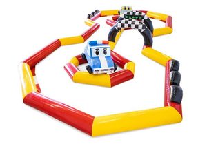 Racing theo dõi Đảng đua xe inflatablegame theo dõi không khí <span class=keywords><strong>Inflatable</strong></span> <span class=keywords><strong>Go</strong></span> Kart xe theo dõi cho lễ hội 10x20m thể thao ngoài trời Unisex - Product Image 4