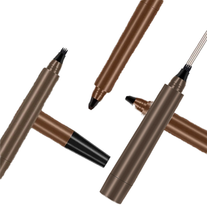 跨境工厂持久防水防汗矿物液体眉笔3D野性四叉设计中性增强剂 - Product Image 2