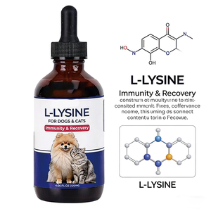Suplemento Líquido de Lisina para Mascotas, Alivia los <span class=keywords><strong>Síntomas</strong></span> de Estornudo y Lágrimas, Refuerza el Sistema Inmunológico, OEM ODM, Absorción Rápida, Cuidado de la Salud Natural - Product Image 6