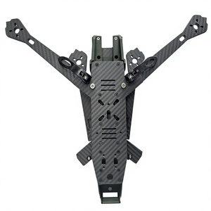 Châssis de drone de course pliable en fibre de carbone de 10 pouces avec trous de fixation et conception d'armes pour drones FPV - Product Image 2