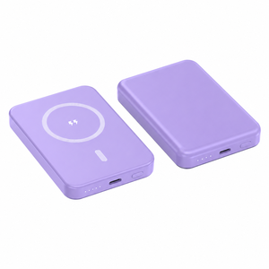 Batterie externe magnétique sans fil en métal ultra-mince 10000mAh QI2.2 <span class=keywords><strong>25W</strong></span>, chargeur magnétique PD27W à charge rapide, batterie externe portable pour téléphone mobile - Product Image 1