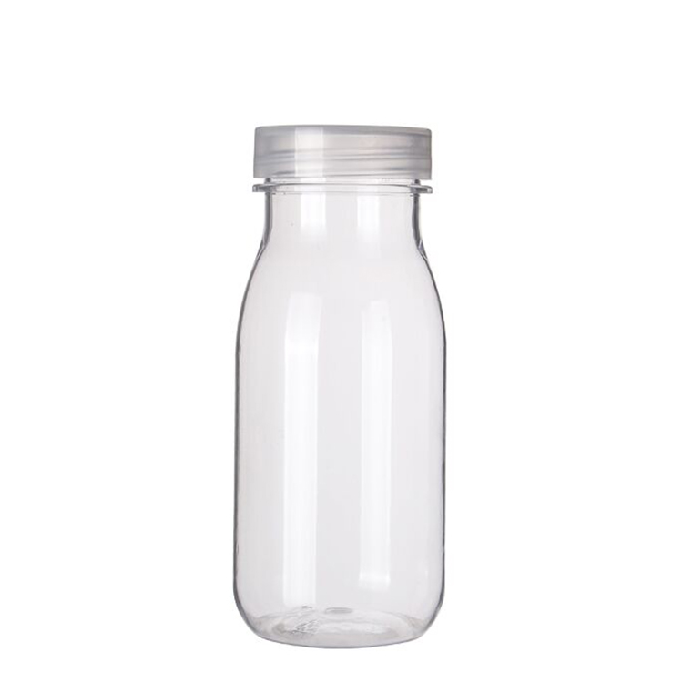 透明な大きな口の開いたプラスチック製牛乳瓶の蓋付き包装| Alibaba.com