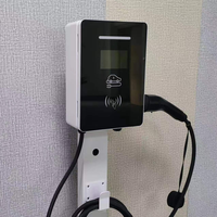 Nouvelle borne de recharge murale pour véhicule électrique 7 kW 32 A Type 2, indice IP65, niveau 2, avec Wi-Fi, chargeur rapide DLB