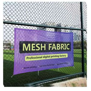 MINGYANG Factory Manufacture Custom Printing Promotional Outdoor Advertising Event Flag Fence Mesh Pvc Flex Vinyl <b>Banner</b> - Product Image 5