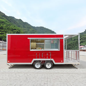 Chariot de remorque de nourriture en gros remorque de nourriture de dinde kiosque mobile camion chariots rapides salon de coiffure Helados Portable avec certificat CE - Product Image 2