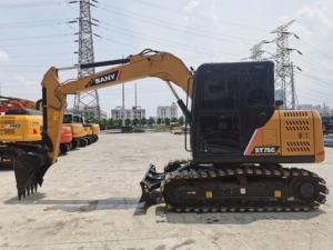 Excavadora Sany SY75 Modelo 2023, 7.5 Toneladas de Peso Operativo, Capacidad de Cucharón de 0.26m, Bomba Hidráulica Yanmar, 99% Nueva, 0-2000 Horas - Product Image 5