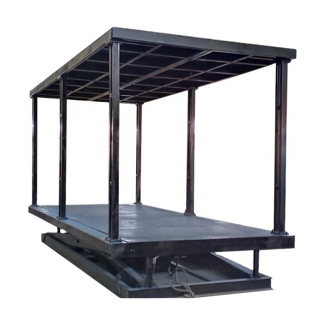 Customized Hydraulic Scissor Lift Underground Elevator Platform High Carbon Steel 2500kg-5000kg Load Capacity for Home Garage