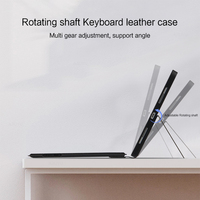 Penjualan terlaris penutup dudukan lipat tiga kulit PU Keyboard nirkabel lepas pasang casing Tablet Galaxy Tab S6 Lite 10.4 2020 mekanik