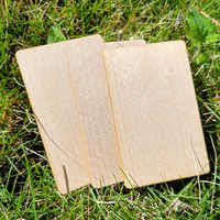 Carte de visite numérique NFC 213 en bois vierge avec mini-étiquette pour le contrôle d'accès