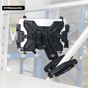 VINmounts ตัวหนีบเสาสี่เหลี่ยมขนาด 3 นิ้ว/77 มม. พร้อมลูกบอลขนาด 1 นิ้ว อลูมิเนียมเกรดสำหรับงานทางทะเล เคลือบสีดำด้วยผง รองรับน้ำหนักได้ 2 ปอนด์ รุ่นที่ไม่ได้มาตรฐาน - Product Image 4