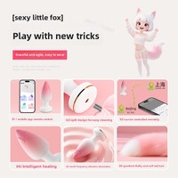 Plug anal extra long en acier inoxydable à télécommande sans fil pour femmes et hommes