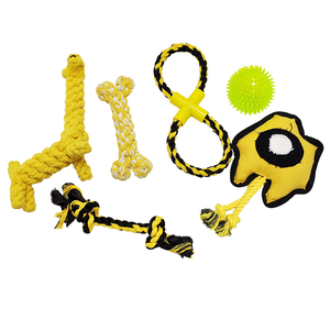 Fabrika özel sıcak satış Pet eğitim köpek çiğneme oyuncakları diş temizleme dolması halat oyuncakları köpek için - Product Image 2