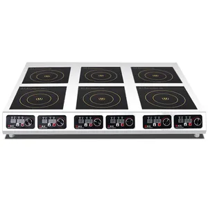 Bouton tactile cuisinière à Induction personnalisée 220V 30KW table de cuisson à Induction cuisinière à induction commerciale